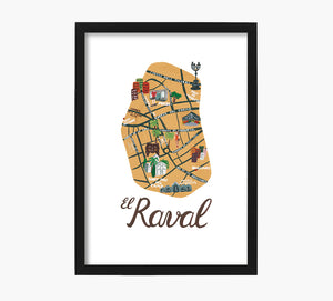 Print Barrio del Raval