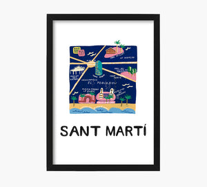 Print Barrio del Sant Martí