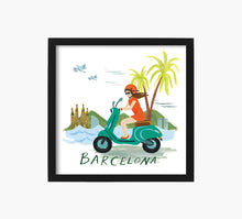 Cargar imagen en el visor de la galería, Mercilona en Barcelona Art Print