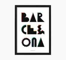 Cargar imagen en el visor de la galería, Print Barcelona Black