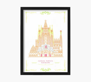 Sagrada Família Art Print