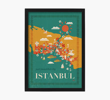 Cargar imagen en el visor de la galería, Print Istanbul Mapa