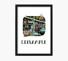 Cargar imagen en el visor de la galería, Eixample Mapa Art Print