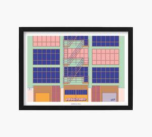 Carrer Llull Art Print