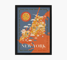 Load image into Gallery viewer, New York Map