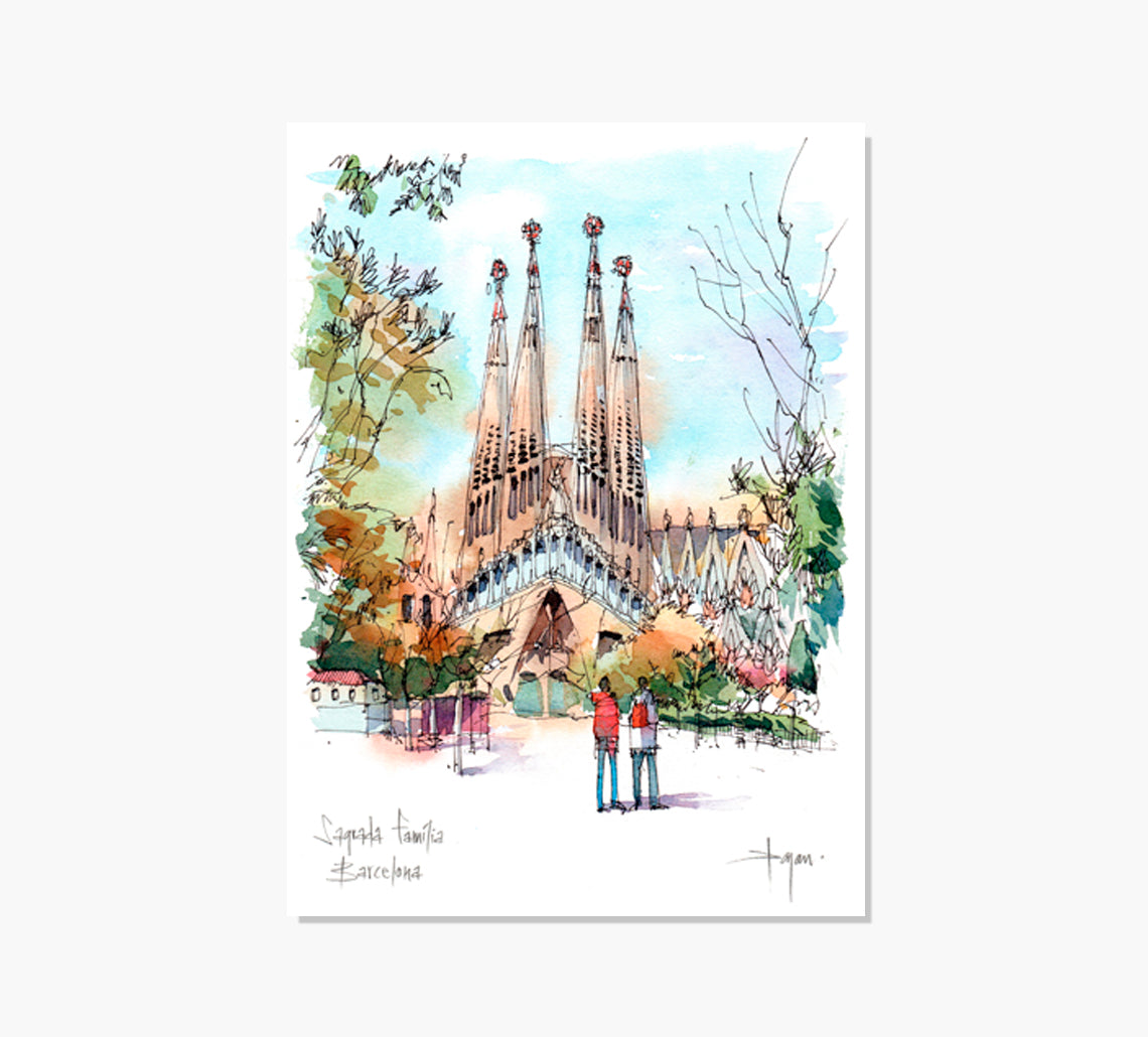 Sagrada Familia Passio Art Print