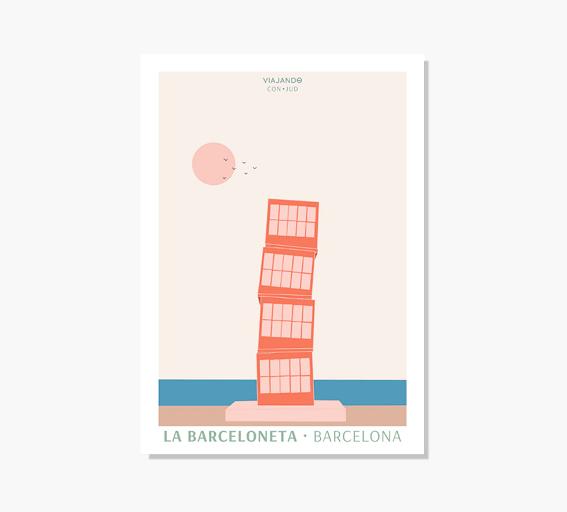 La Barceloneta Art Print