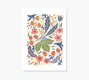 Campo de Frambuesas Art Print