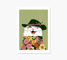 Cargar imagen en el visor de la galería, Stan Cat Art Print