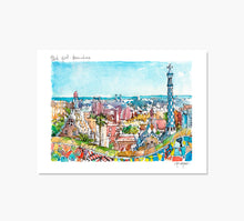 Cargar imagen en el visor de la galería, Print Park Güell Vista