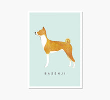 Load image into Gallery viewer, Print Basenji