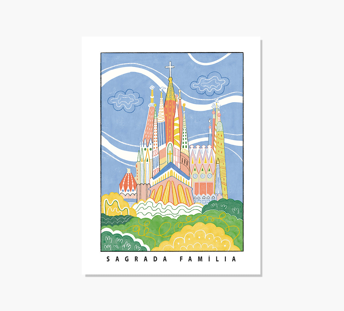 Sagrada Família Barcelona Lámina Ar Print Mercilona