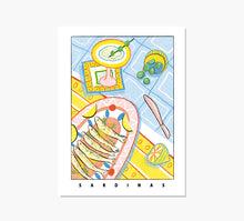 Load image into Gallery viewer, Sardinas Tapas Barcelona Lámina Ar Print Mercilona