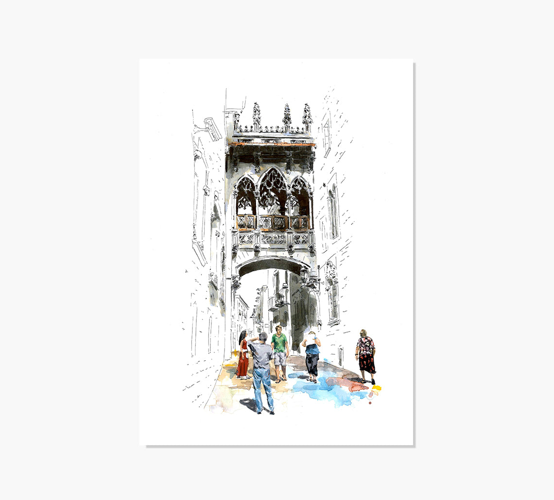 Bisbe Street Art Print