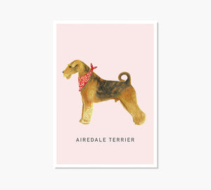 Print Airedale Terrier