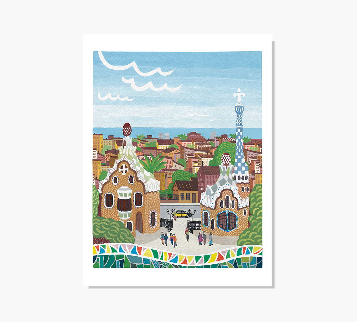 Park Güell Art Print