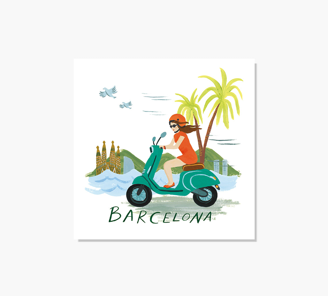 Mercilona en Barcelona Art Print