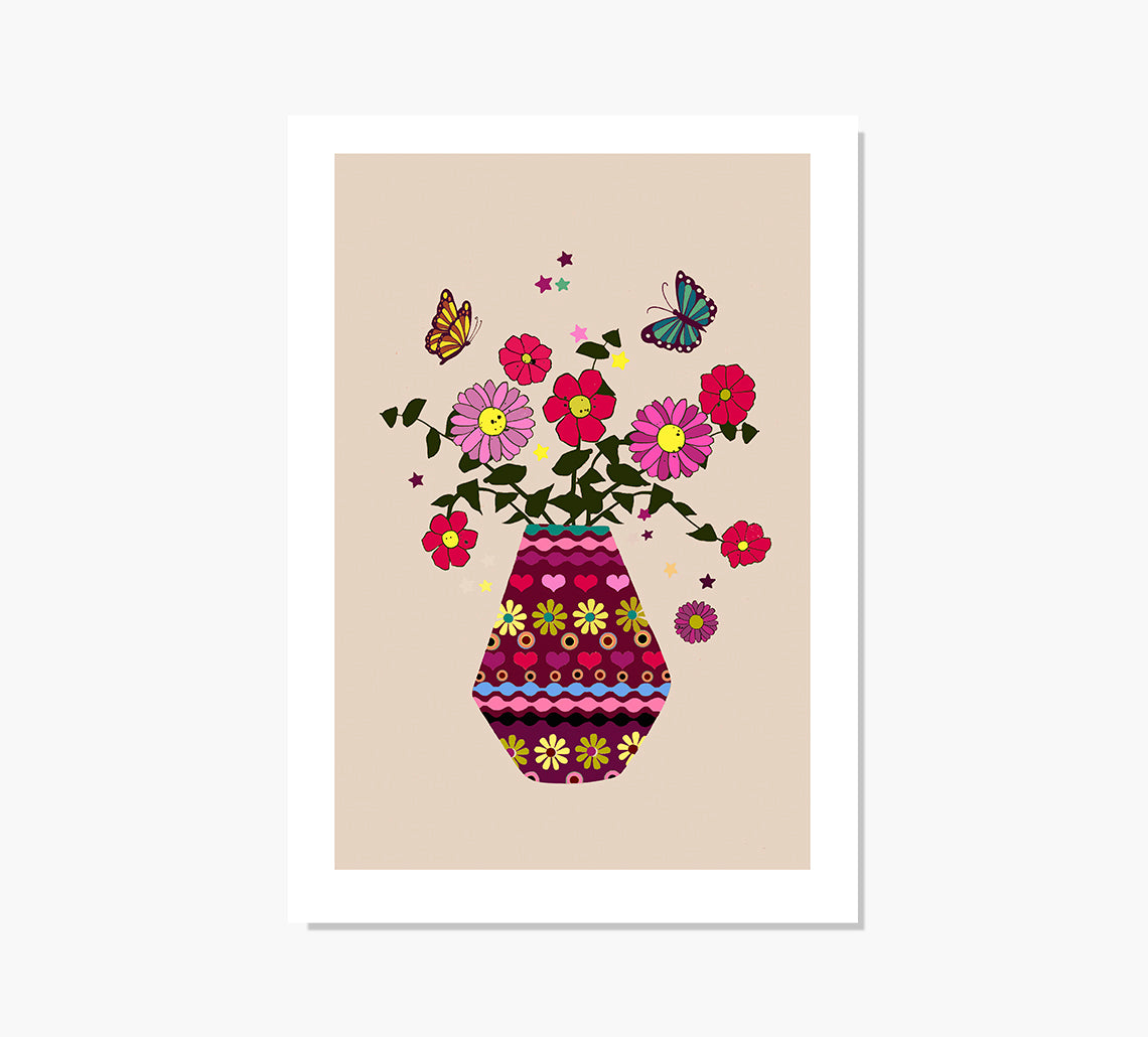 Sunset Colors Art Print
