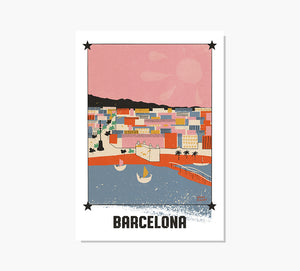 Barcelona Art Print