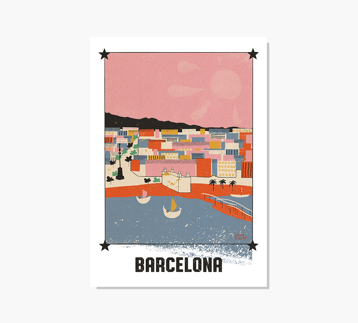 Barcelona Art Print