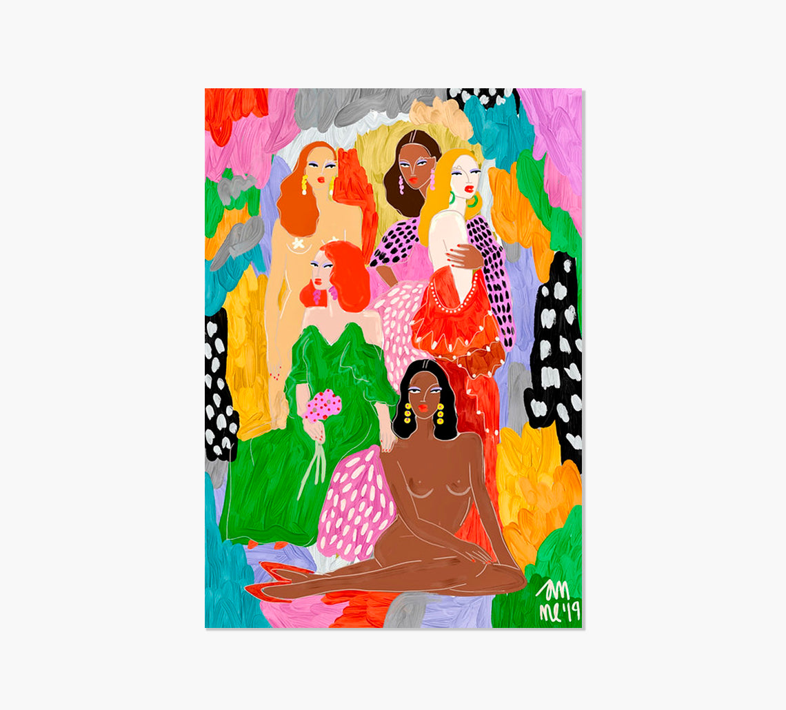 Female World Art Print