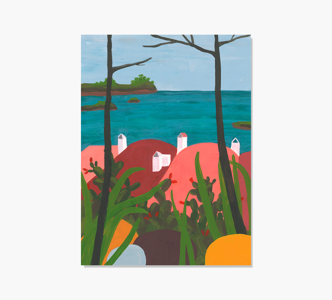Tejados de S´Alguer Art Print