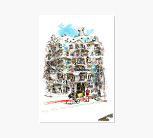 Print Casa Mila La Pedrera