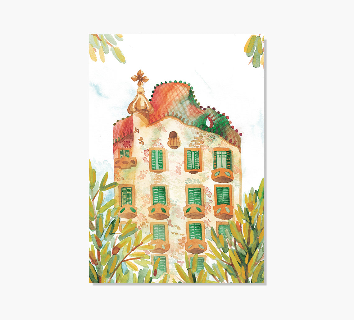 Casa Batlló Art Print