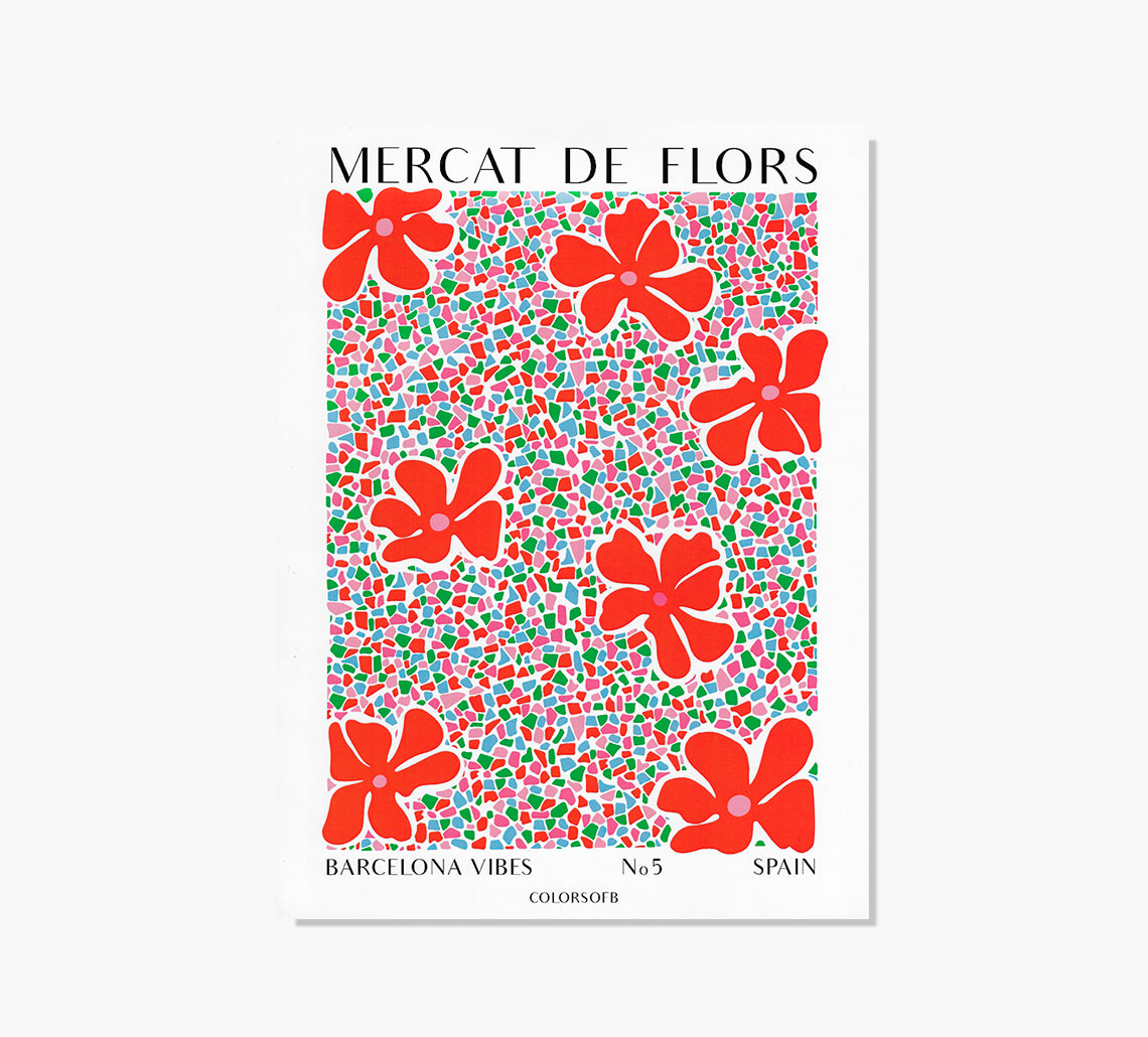 Mercat de Flors Art Print