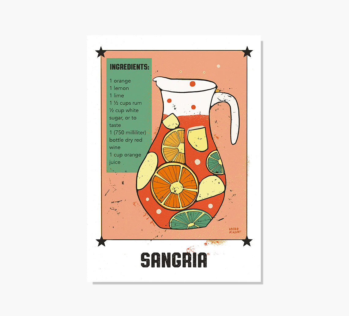 Sangria Art Print