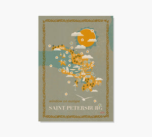 Saint Petersburg Map
