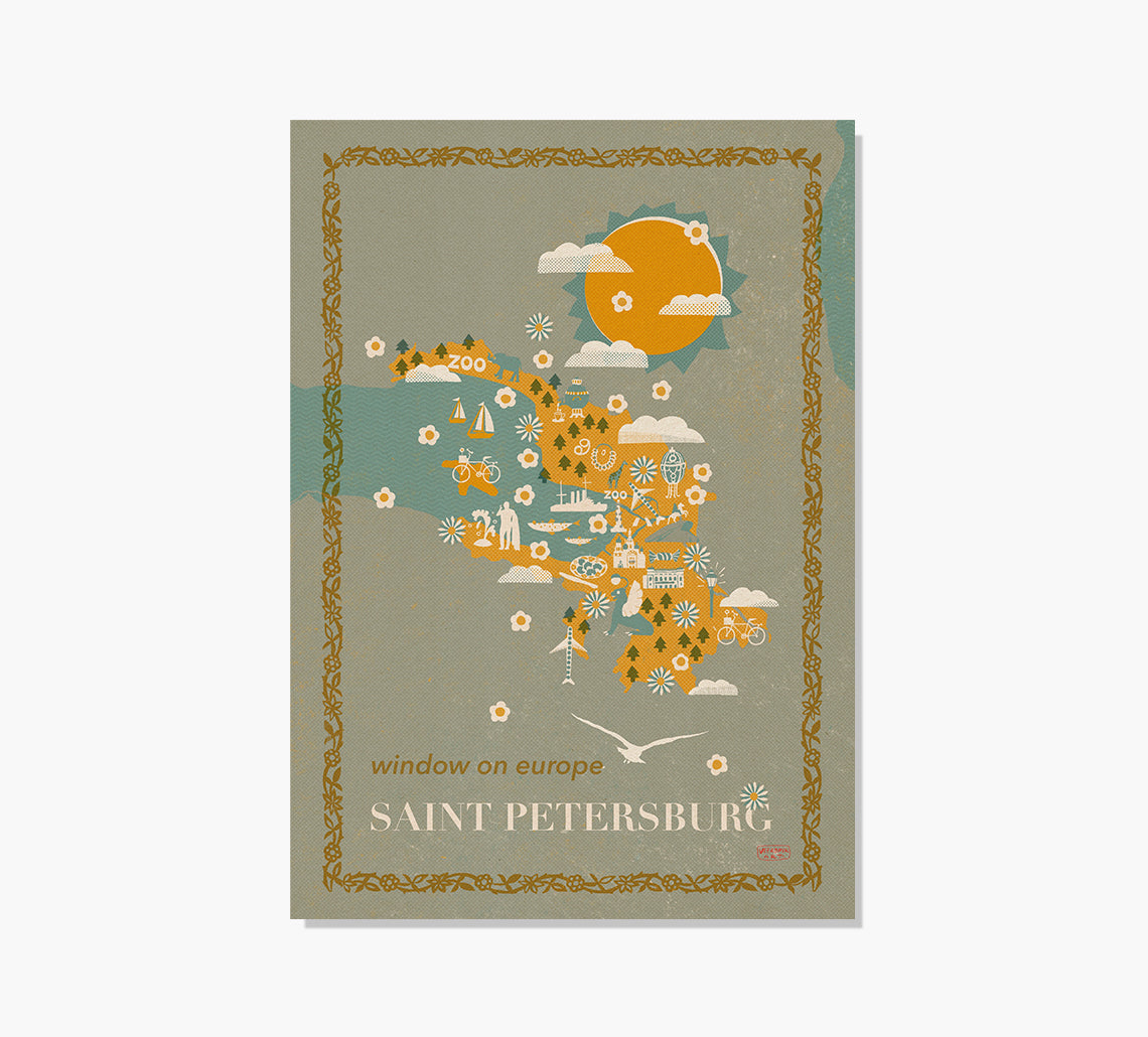 Saint Petersburg Map